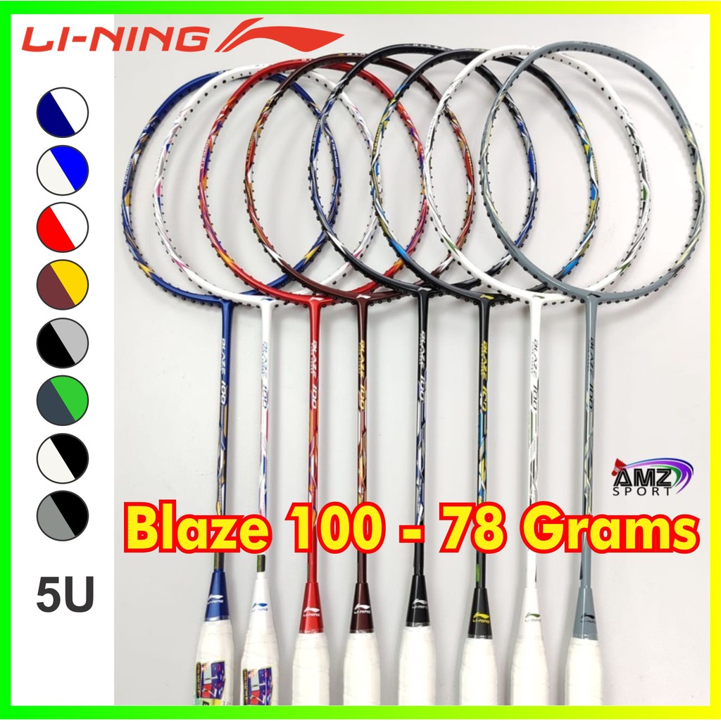 LI-NING Blaze 100 Badminton Rackets (5U) 78G | Shopee Philippines