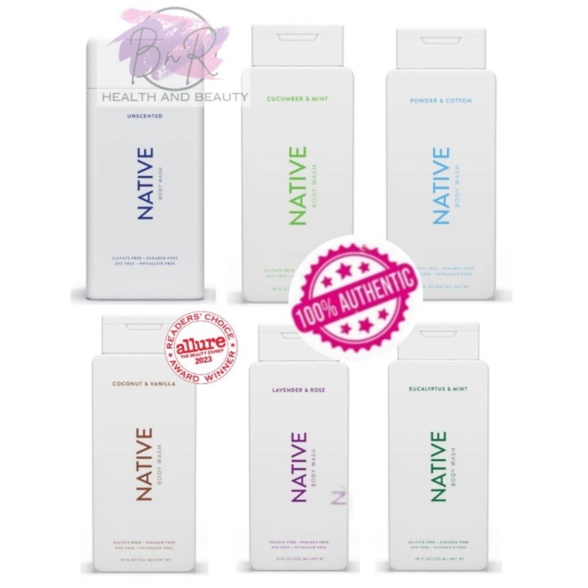Native Natural Women and Men Body Wash 18oz/532ml | Shopee Philippines