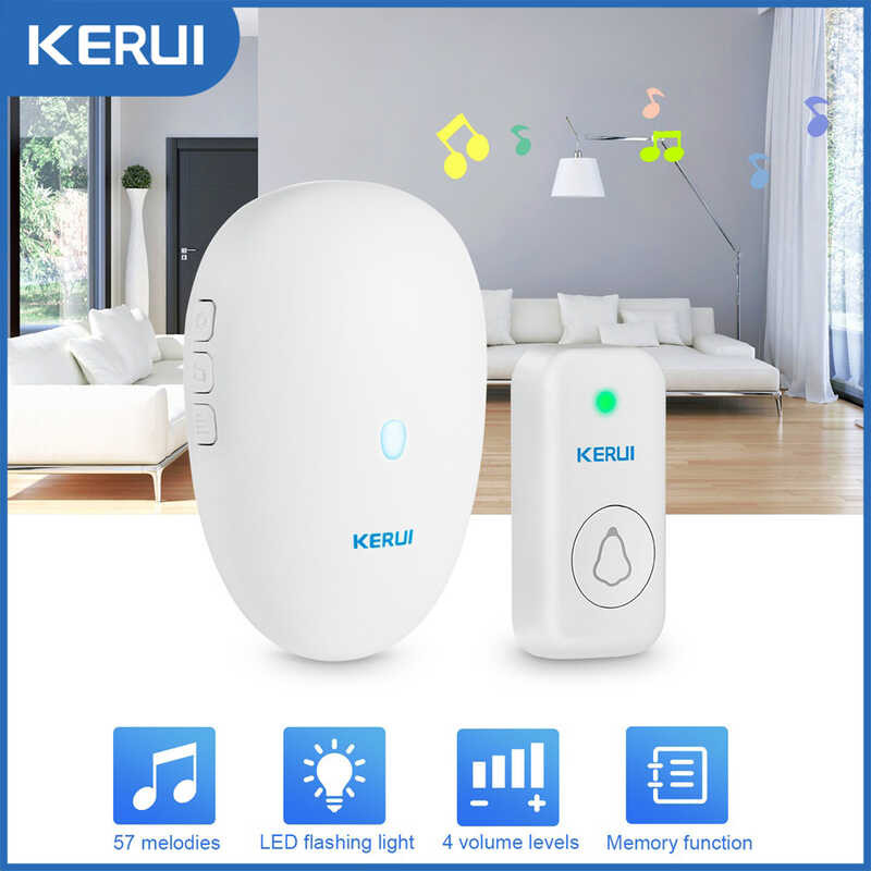KERUI M521 Wireless Doorbell Outdoor Smart Home Security Chime
