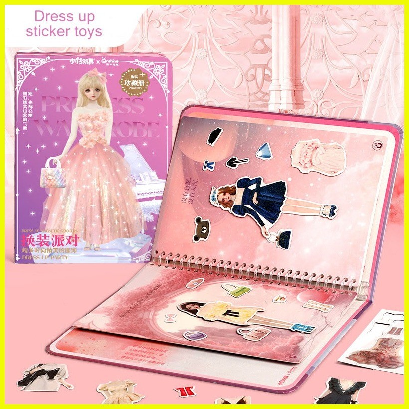 Dress Up Toys Kids Dress Up Games Paper Doll Stickers