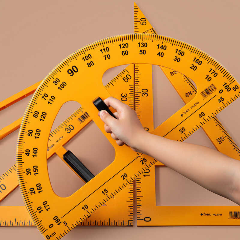 Pagtuturo Ng Triangle Protractor Compass Math Drawing Instruments For ...