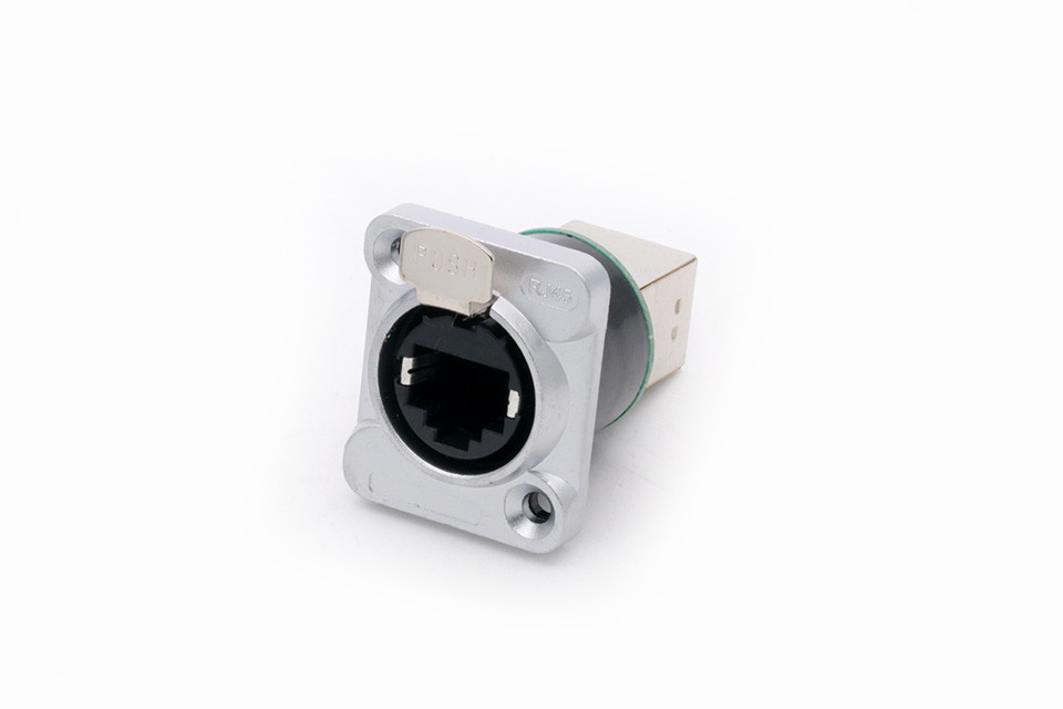 1PC RJ45 Shield Network Connector 8p8c Female Panel Mount Sockets RJ45 ...