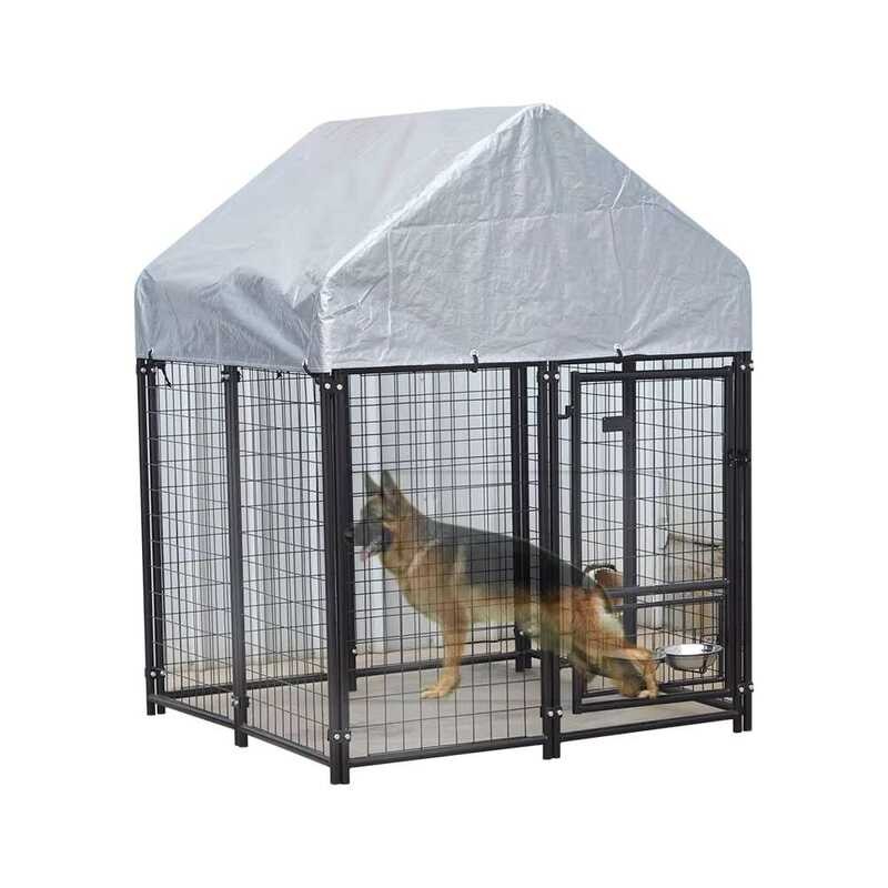 Curated visual reference: Gallery Detail: Strong Locking Dog Crate Large Heavy Duty House Metal Frame