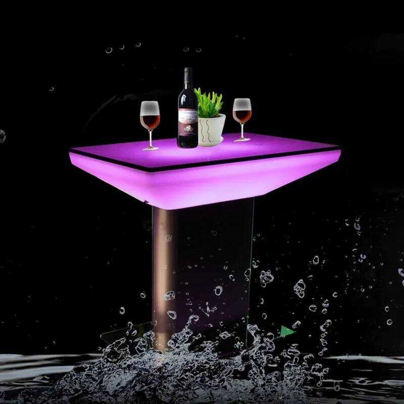 Party Decoration LED Luminous Bar Table KTV Coffee Tea Desk Furniture ...