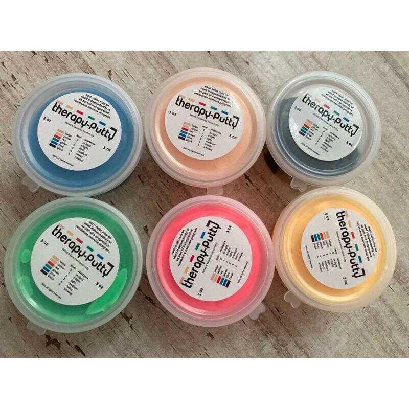 Educrateph Therapy Putty 3Oz Hand Strengthening Occupational Therapy ...