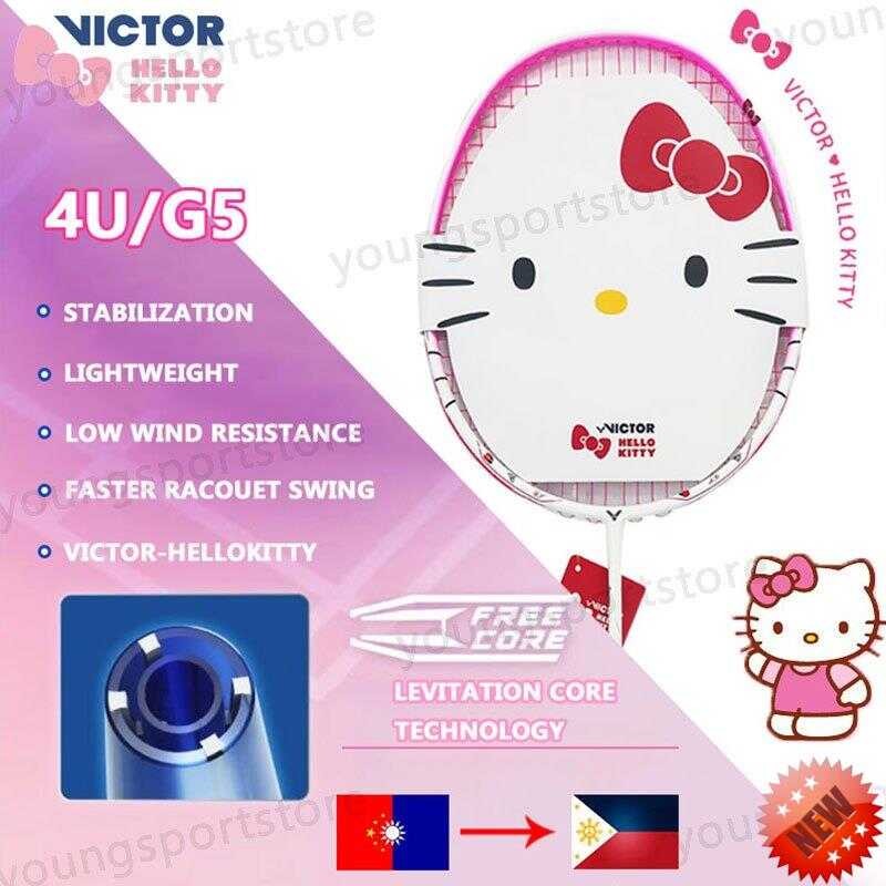 Hot selling items badminton racket Victor x Hello Kitty badminton