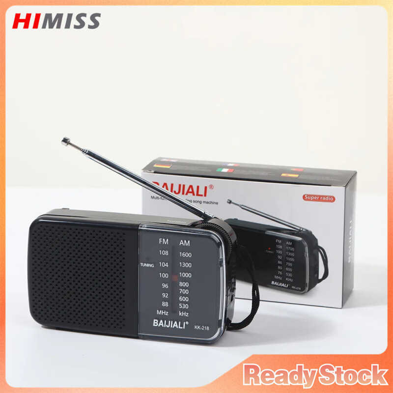 73 Kk218 AM FM Battery Operated Portable Pocket Radio Speaker Stereo