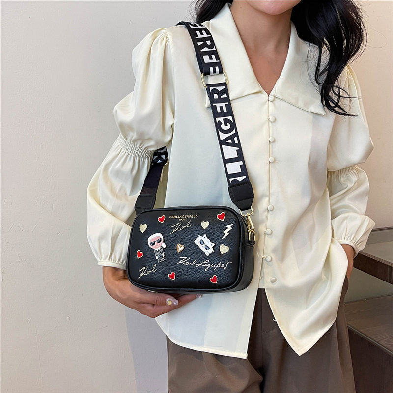 Karl Lagerfeld's Popular 2024 New Kara Cartoon Character Shoulder Bag