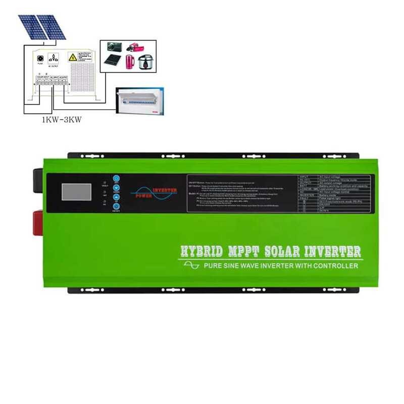 Off Grid 3000W 5000W 5 KW 3.5Kw 5Kva 3Kw Hybrid Solar Inverter With ...
