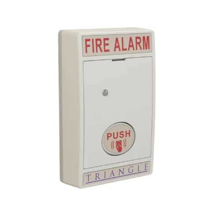 MCP PUSH Single Action White Fire Alarm Control Panel Gas Fire ...