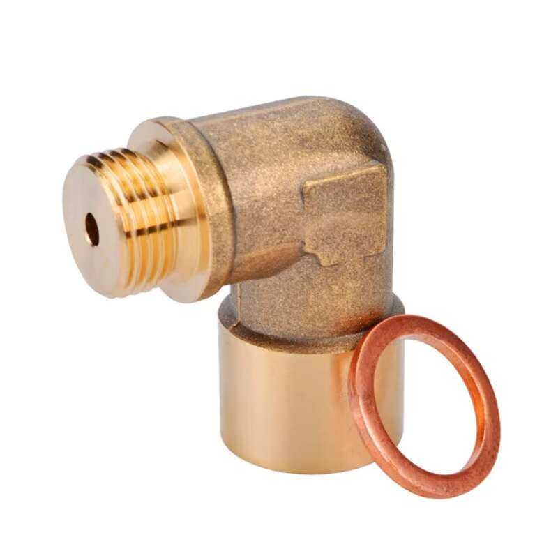 Oxygen Connector Screw L-Type Brass Three-Way Exhaust Pipe Fault Code ...