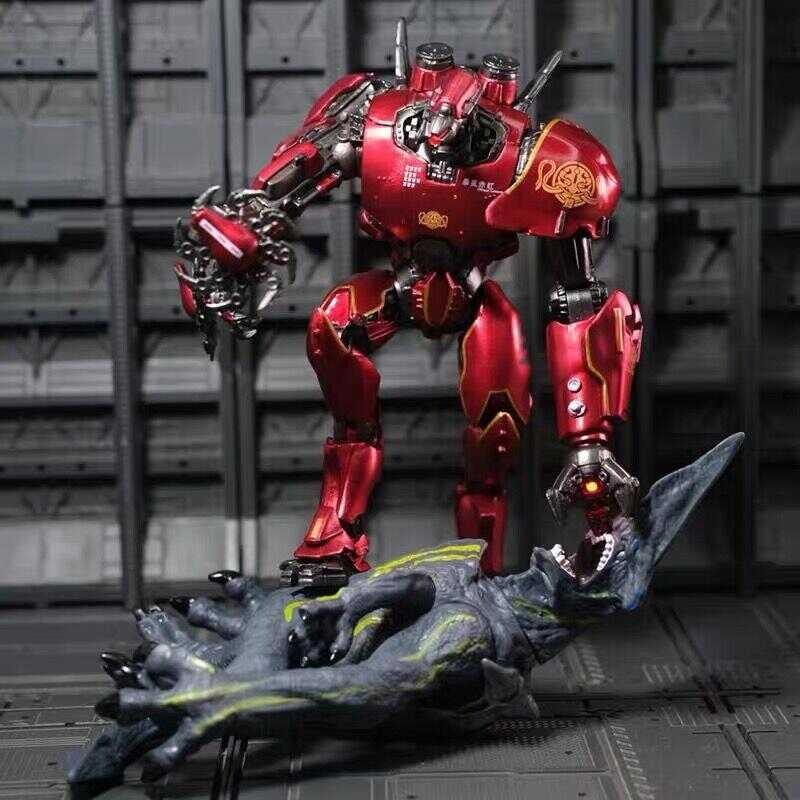 Pacific Rim Glowing Storm Crimson Chinese Mecha Model Action Figure ...