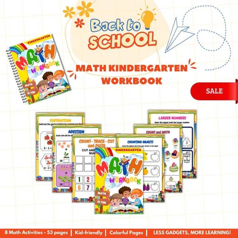 [Tiny Giggles] Mathematics Workbook For Kindergarten 53 Pages 9a ...