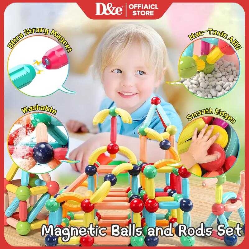 Big Size Magnetic Building Blocks Set- Niko Educational Toy For Kids ...