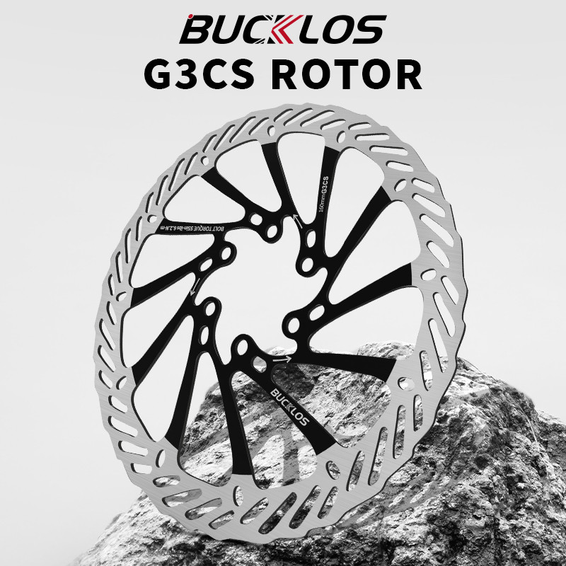 BUCKLOS 160mm Rotor 2pc 180mm Rotors Road Bike with Adapter Lightweight ...