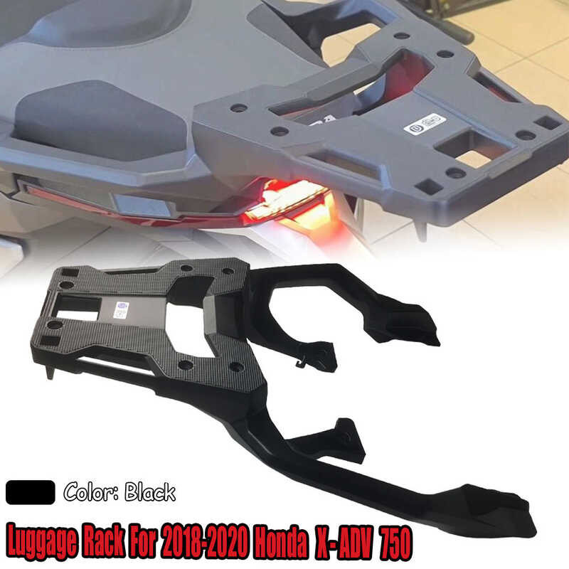 Black Rear Lage Rack For Honda X-Adv 750 X ADV Xadv750 2020 2019 2018 ...