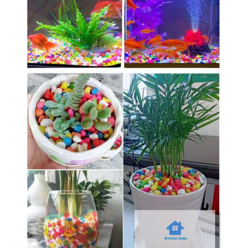 1Pack Decorative Rocks Of Mini Pebbles Stones Aquarium Gravel Mix ...
