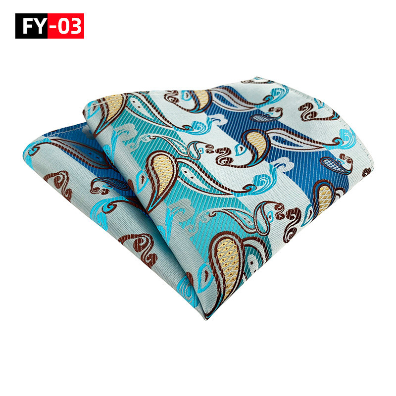 Personalized 25*25cm Handkerchiefs Wedding Business Party Casual Men's ...