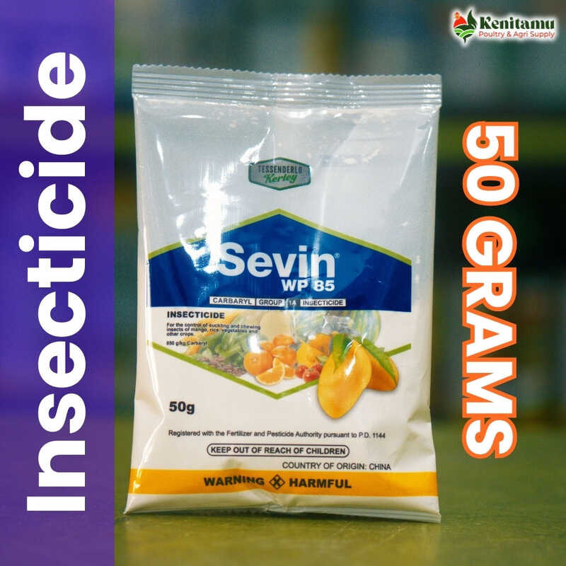 Sevin 85Wp Insecticide 50G Fast-Acting Carbaryl Powder For Sucking ...