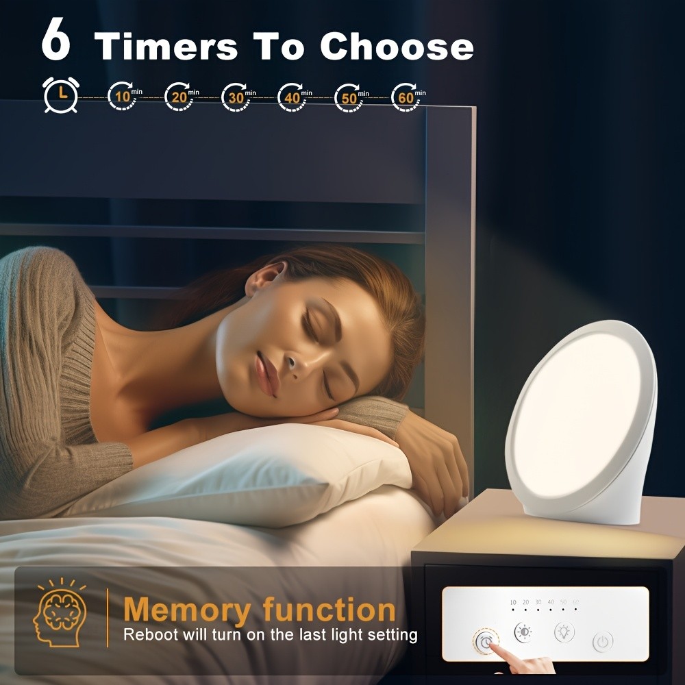 UV-free Daylight Relaxation Light - 10000lux Super Bright, 3 Color ...