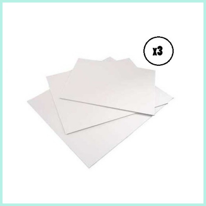 DIAMANT 12x16 INCHES Canvas Panel Board 3pcs Primed BUNDLE PROMO ...