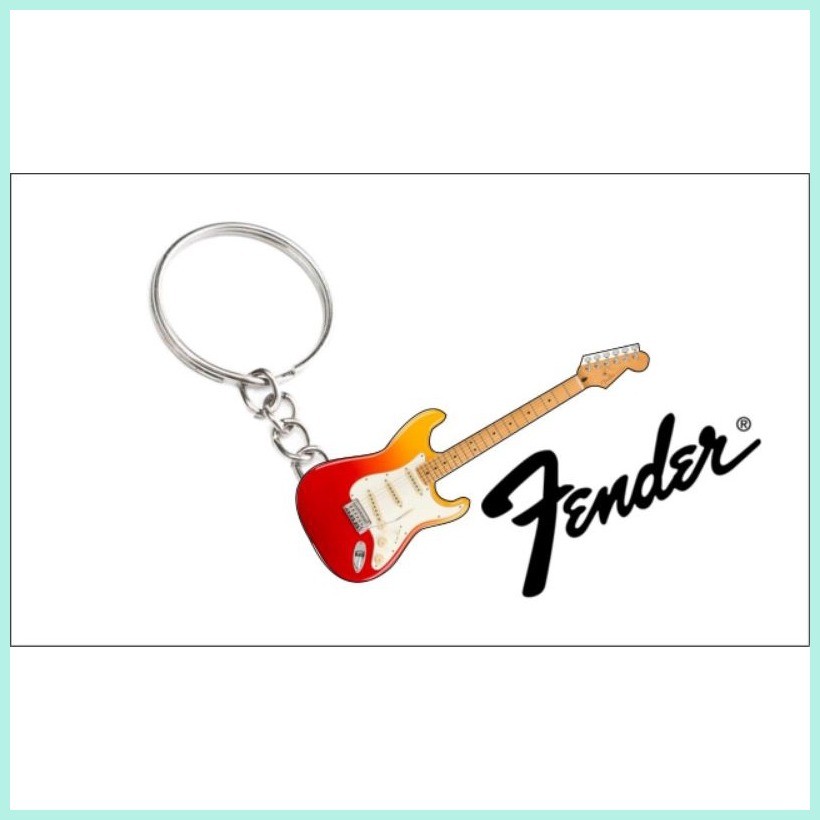 Fender Electric guitar keychain 2d music instrument | Shopee Philippines