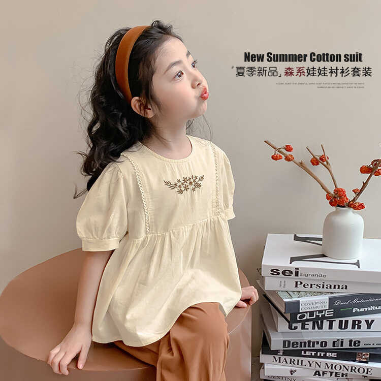 3E Summer 2024 New Spring/Summer Children's Shir Top Casual And Wesern ...