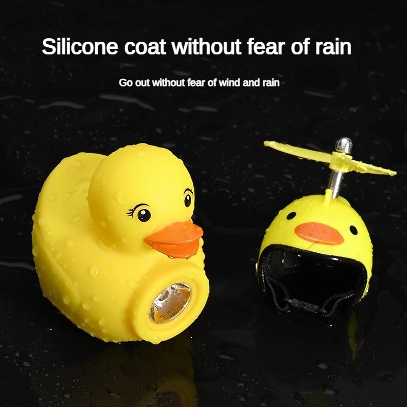 Bicycle Light Night Riding Children Broken Wind Duck Small Duck Horn