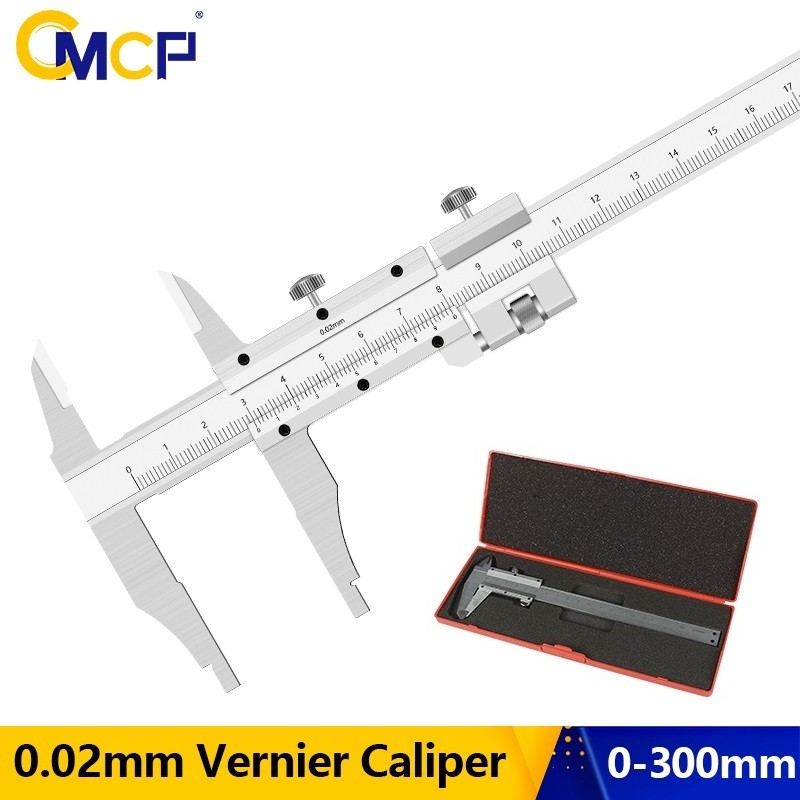 1Pcs Calibradores Vernier Caliper 0-150mm 0-200mm 0-300mm 0.02mm Micrómetro De Precisión