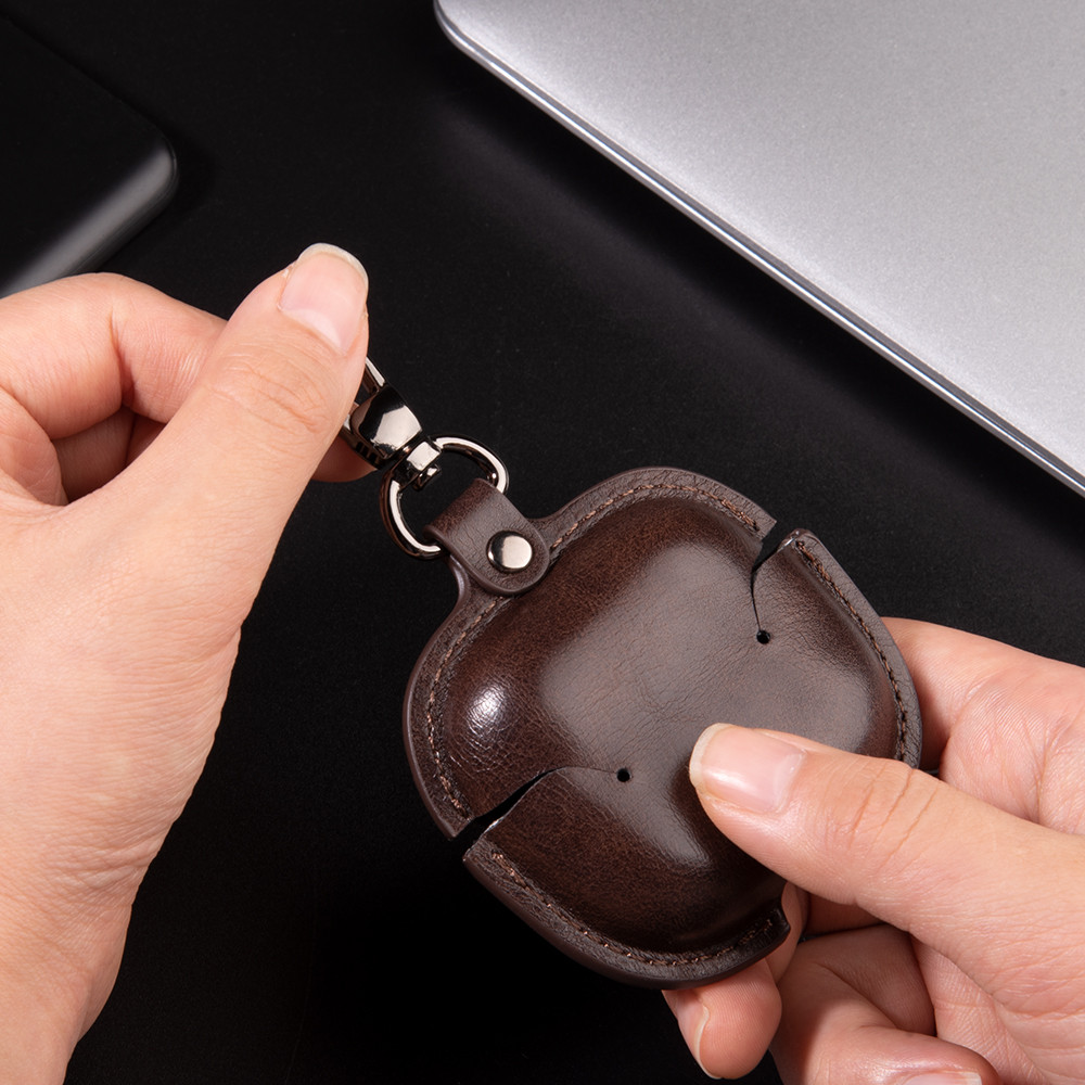 Retro PU Leather Case For AirPods 4 ANC Business Earphone Cases For ...