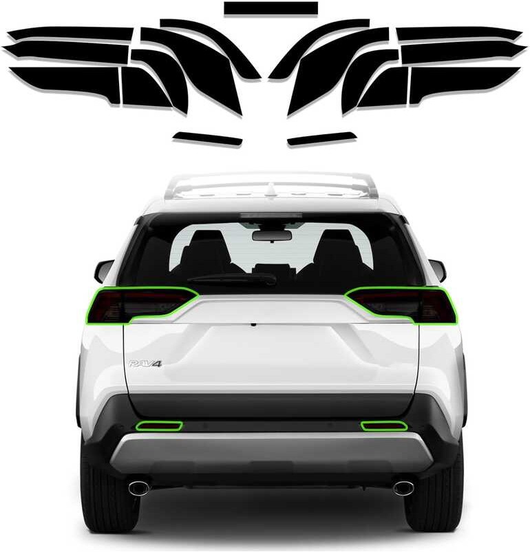 Nano Carbon Precut Window Tint Kit – Fits Toyota RAV4 2019-2024 – 2 Front Windows