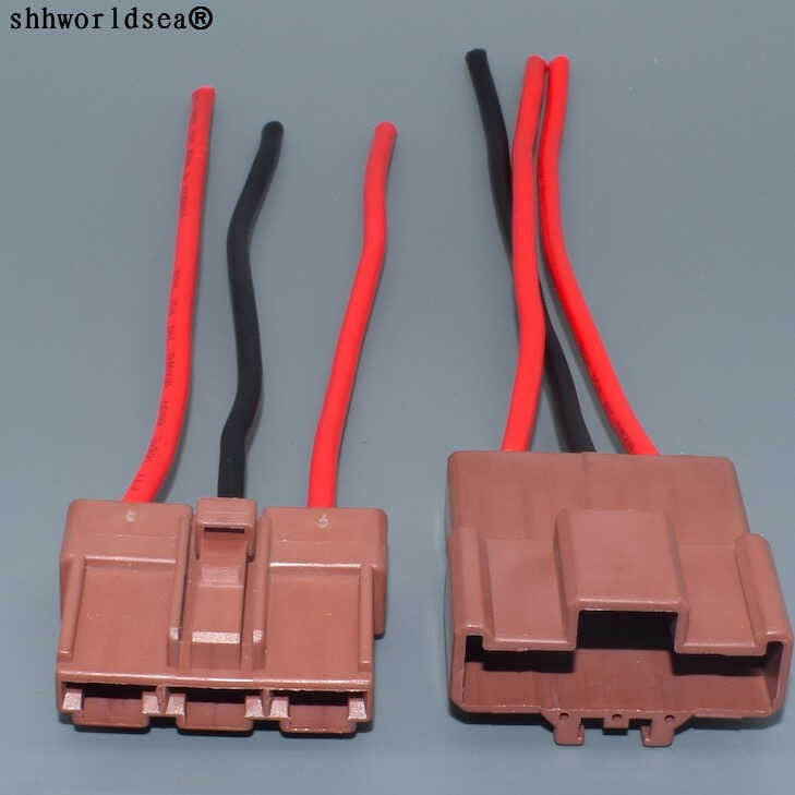 shhworldsea 7.8mm 3 Pin HD Series Electric Auto Wire Harness Female