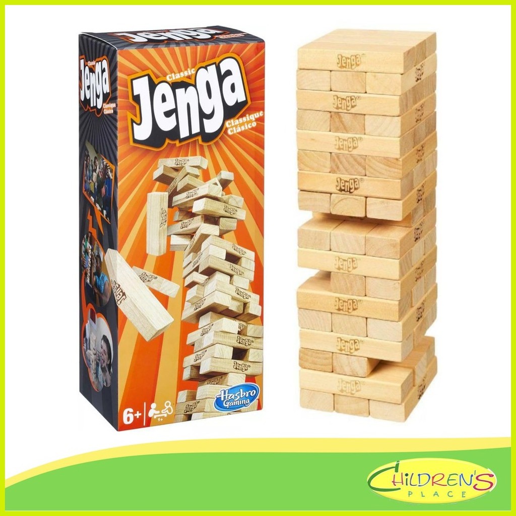 ∏ Hasbro Classic Jenga Blocks Tabletop Multiplayer Game for Friends and