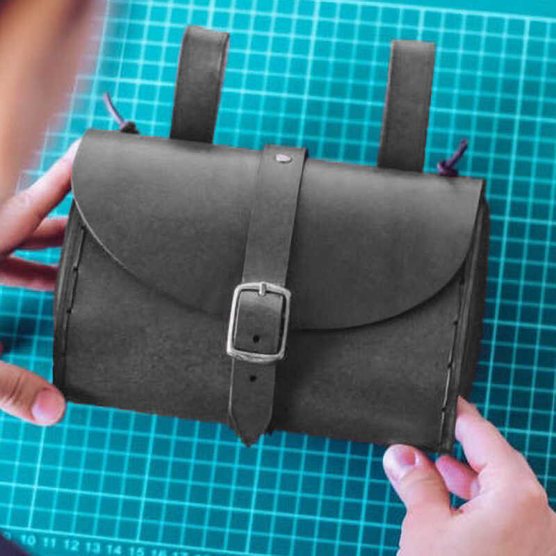 Tt Medieval Steampunk Hip Pouch Belt Leather Drawstring Wallet Men ...