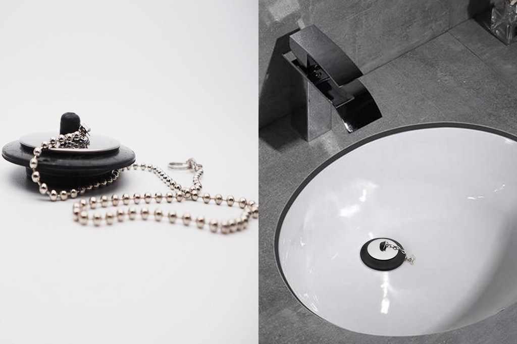 ONEM Black Sink Stopper for Bathtub Professional Drain Tub Stopper