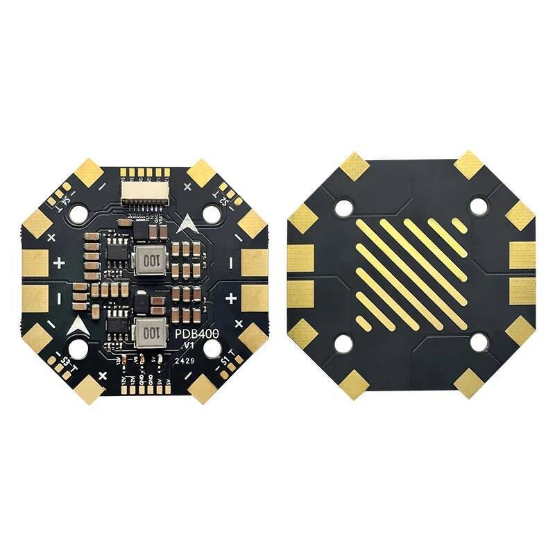 PDB400 Aocoda-RC 8S PDB Distribution Board 400A Current Sensor 4-8S 30 ...