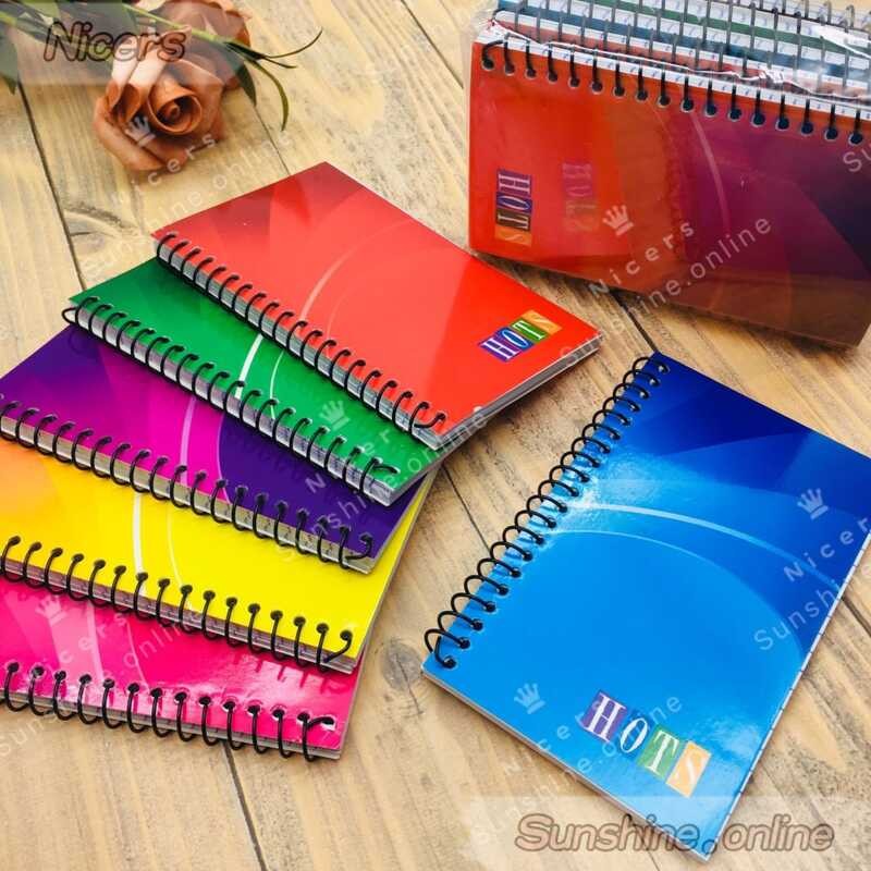 10Pcs HOTS Pocket Size Notebook Small 80Lvs Spiral Memo Note (Not A ...