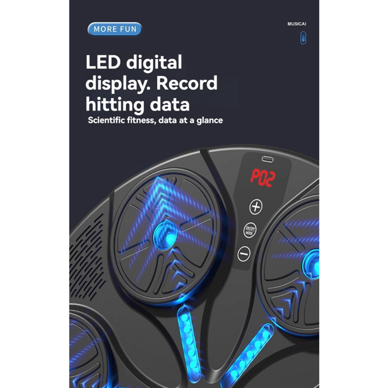 Smart Music Boxing Reaction Target Striking Rhythm Wall-Mounted ...