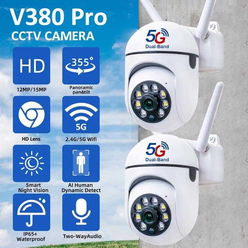 Buy 1 Take 1 V380 Pro 5G CCTV Camera Perkatkan Wifi 360 Night Vision ...