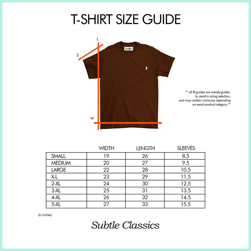 Subtle Classics OG Logo T-Shirt (Choco Brown) | Shopee Philippines