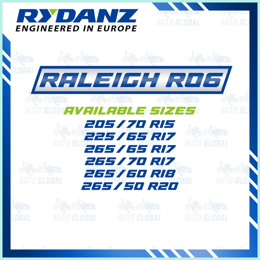 Rydanz 205/70 R15 Raleigh R06 SUV Tires | Shopee Philippines