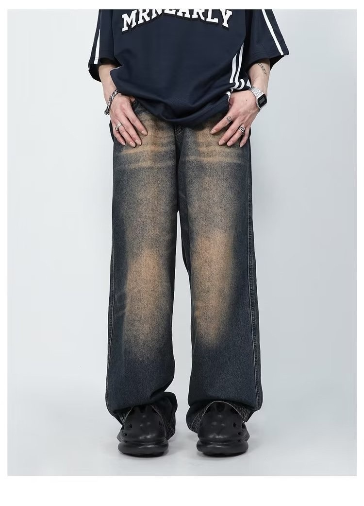 SENEE loose vintage like denim パンツ SENEE loose vintage