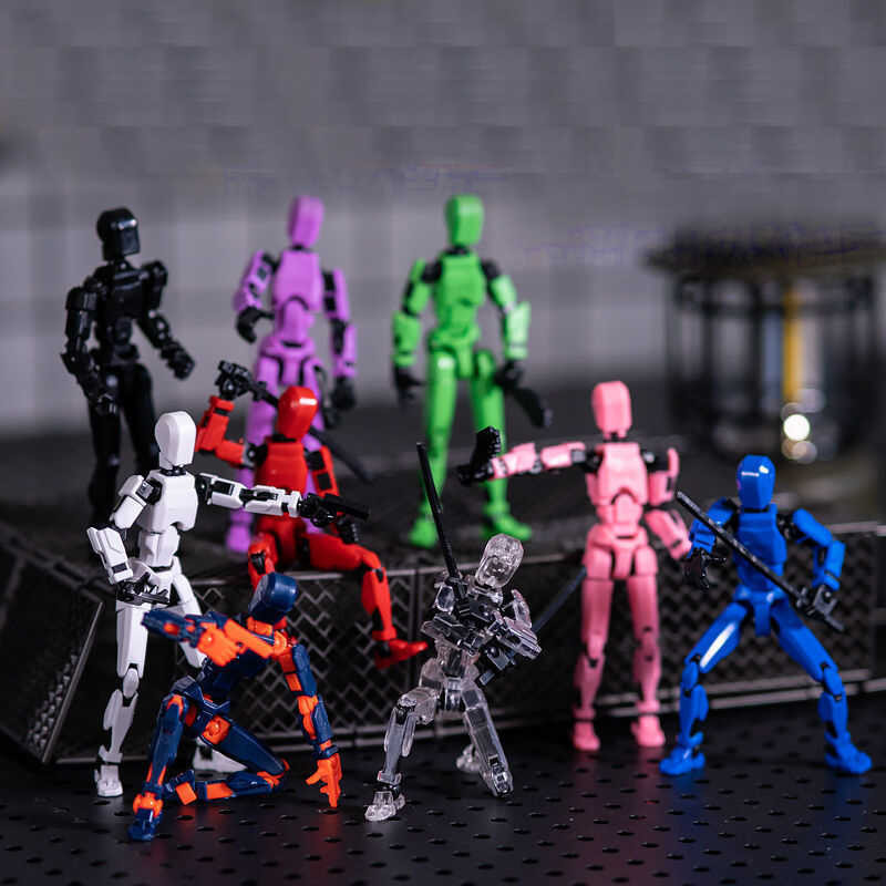 157 Multi-Joined Movable Shapeshift Robot 3D Printed Mannequin Lucky 5 ...