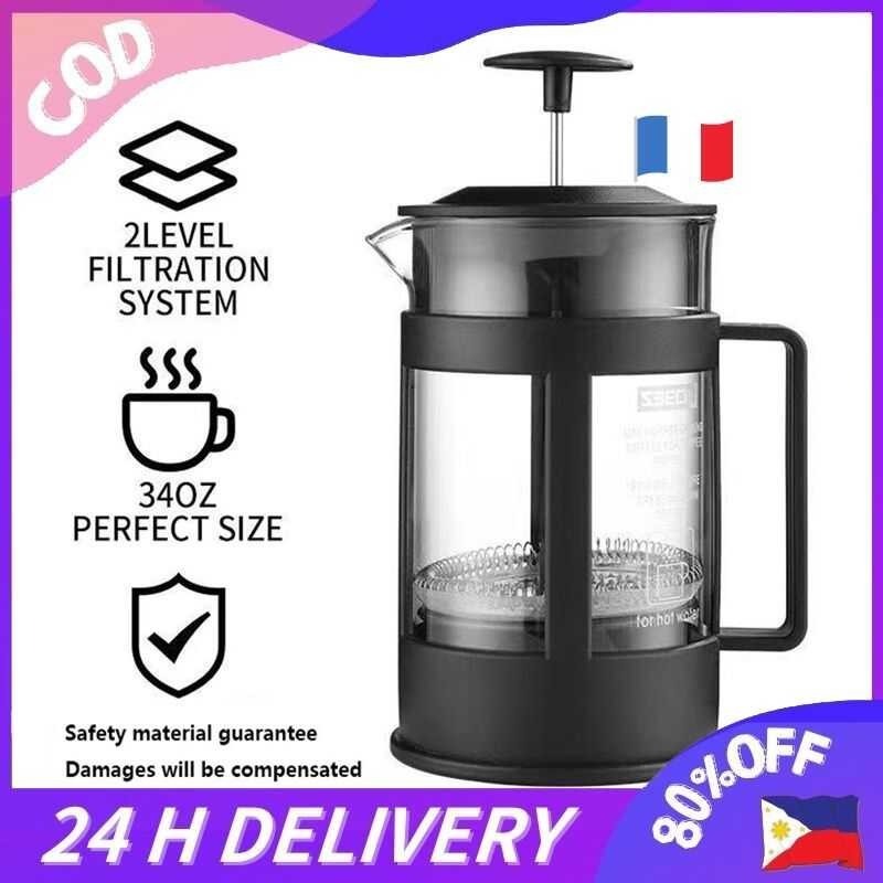 Buy1 COD \12304; Take1】350ml at 600ml Manual Coffee Press Filter ...
