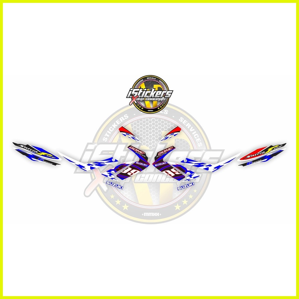 Raider 150 Gen 2 New Breed Stock Decals 99 Design Shopee Philippines