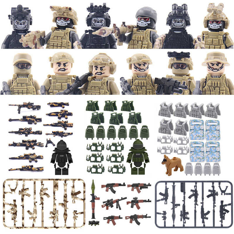 Ghost Commando Special Forces Building Bloc Army Soldier Figures ...