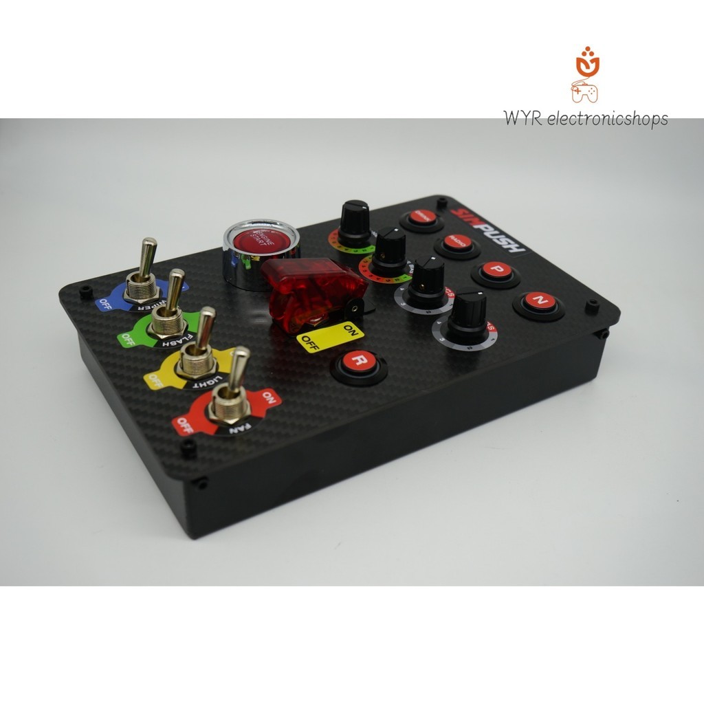 SIMPUSH Racing Simulator Button Box Central Control Box Control Box ...