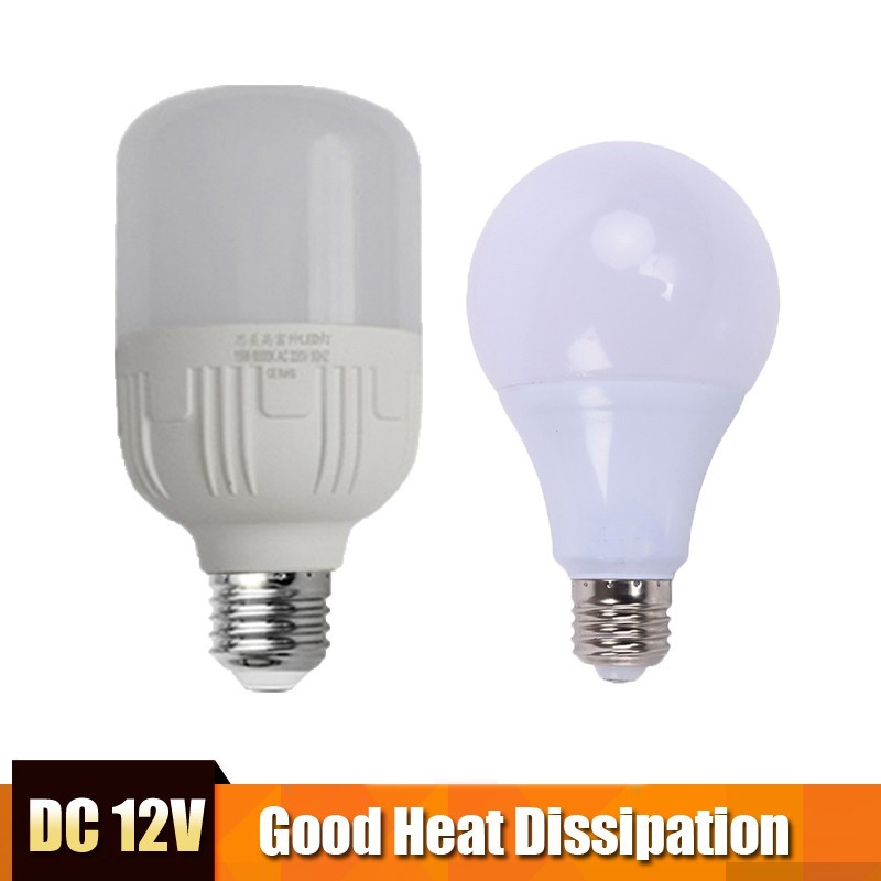 Led bulb E27 12 volt 36W 24W 18W 15w 12w 5w dc 12v energy saving for cars Use solar energy
