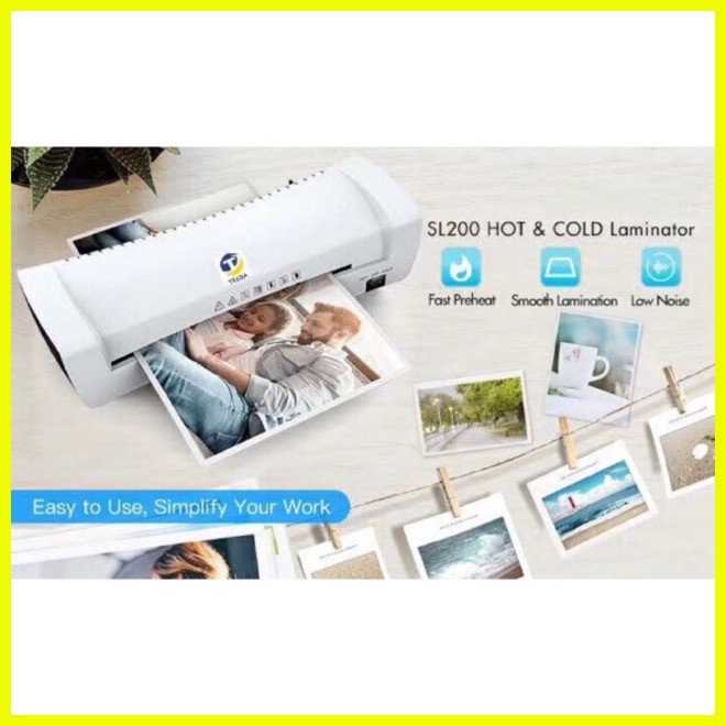 TEEDA SL200 A4 Laminator Photo Paper Card documents Office Thermal