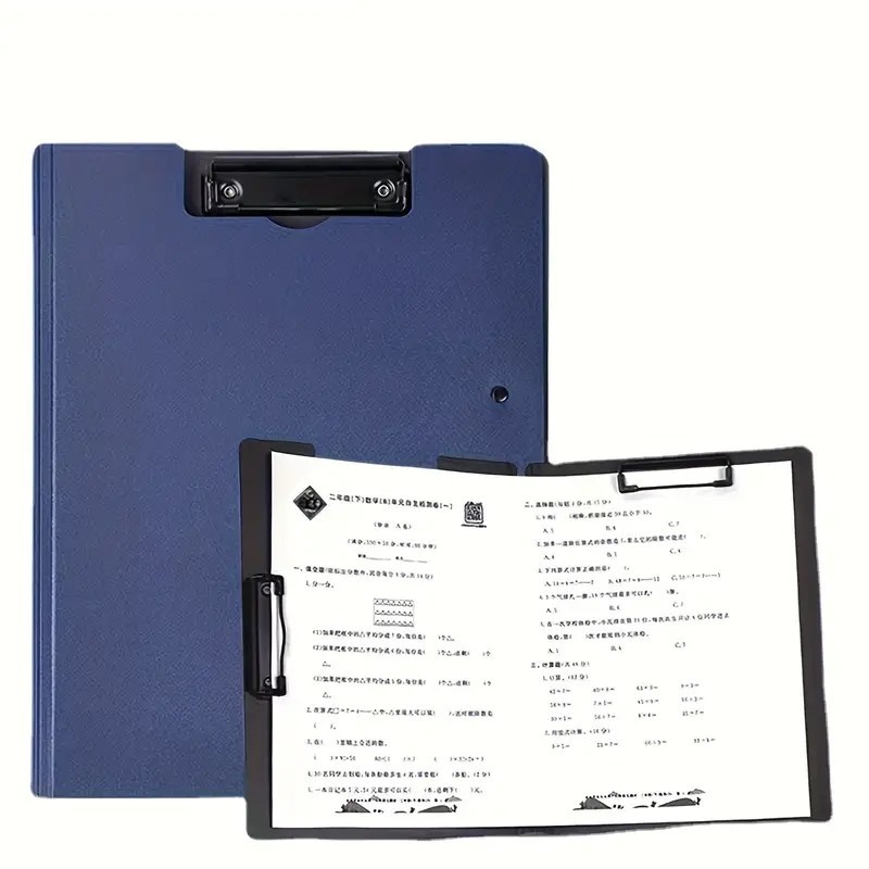 A4 Folder Double Clip Office Student Writing Clip Storage Book Clip ...